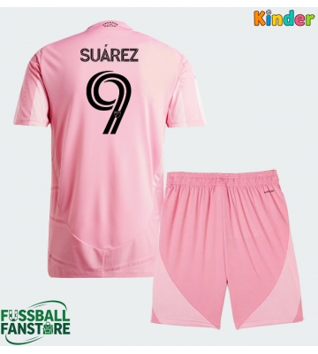 Inter Miami Luis Suarez #9 Replik Heimtrikot Kinder 2026-27 Kurzarm (+ Kurze Hosen)